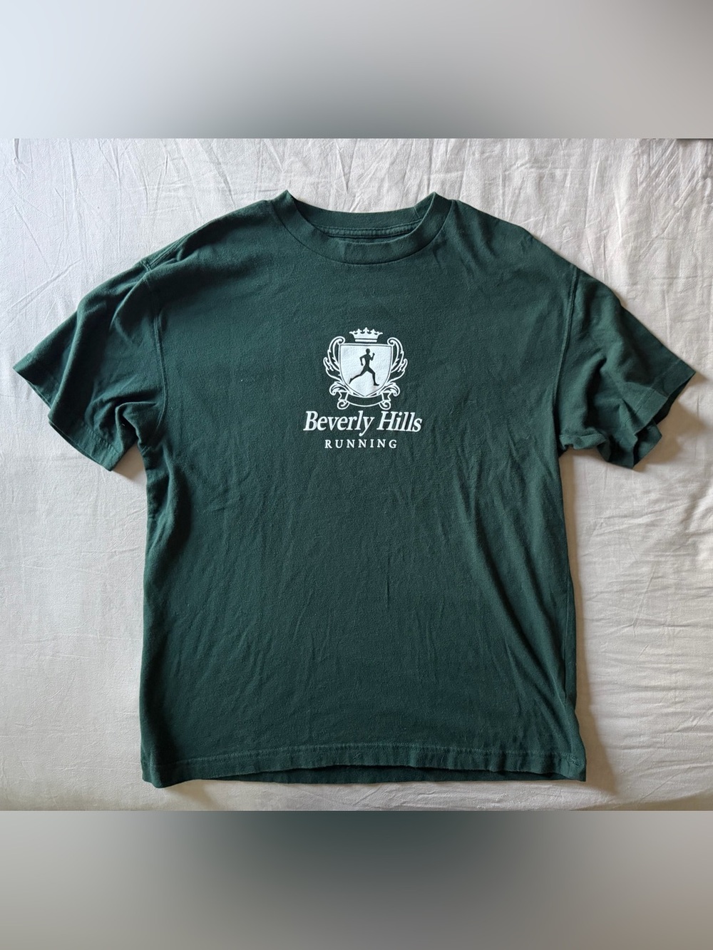 Abercrombie & Fitch Forest Green Beverly Hills Running Tee